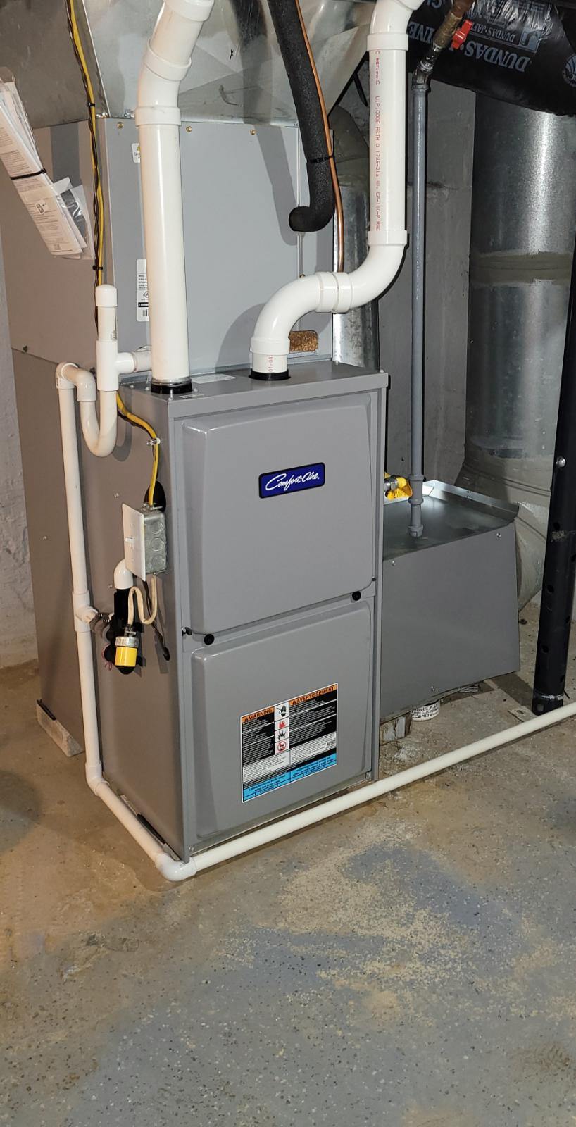 McDaniel Heating Cooling and Plumbing service work in Findlay, OH